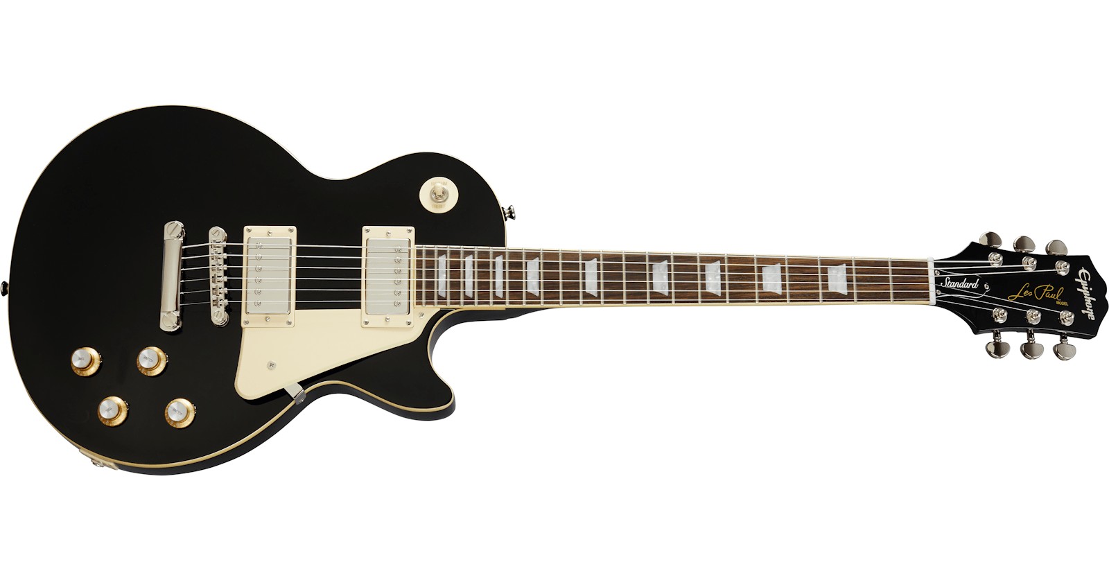 Epiphone Les Paul Standard '60s Ebony - Guitare Électrique à Coupe Simple