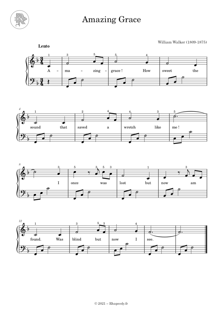 Partition Douce Nuit Gratuite ! (PDF & HD) Rhapsody.fr